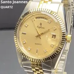 80s Santo Joannes QUARTZ 電池交換済 コンビカラー
