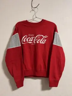 Coca-Cola ロゴ入り 赤 トレーナーのサムネイル