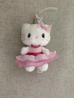 ハローキティ バレリーナ ぬいぐるみ キーホルダー