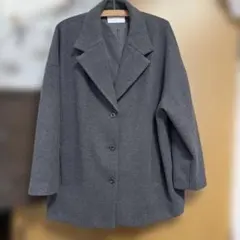 スタジオクリップ　チャコールグレー　コート