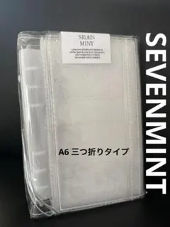 SEVEN MINT 3つ折りクリアバインダー（A6・6穴） - メルカリ