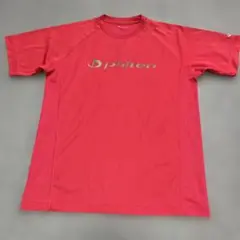 Phiten ファイテン Tシャツ 赤×金