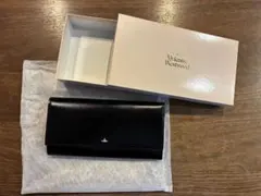 【箱付き新品未使用】Vivienne Westwood ブラック長財布