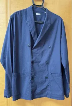 最終価格 Steven Alan ネイビー ダブルジャケット 薄手 春夏