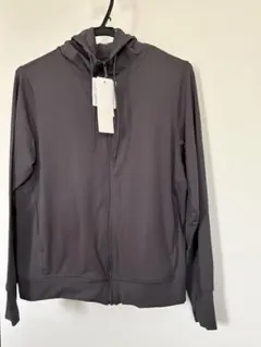 UNIQLO エアリズム UVカットメッシュパーカー L グレー