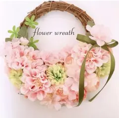 ꕤ春が待ち遠しい♪優しい桜のふんわりリースꕤフラワーリースꕤ