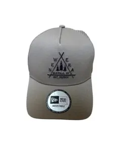 NEW ERA ベージュ メッシュキャップ