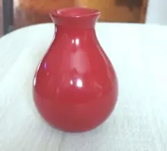 琉球漆器　一輪挿し　赤