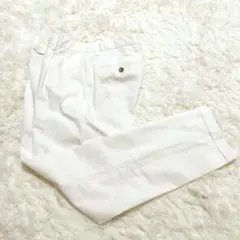 ジェルマーノ×ビームスエフ スラックス ワンプリーツ コットンパンツ 48のサムネイル