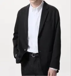 UNIQLO 25SS コンフォード2Bジャケット サイズS ブラック