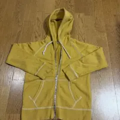 b-ROOM キッズ ジップアップパーカー イエロー