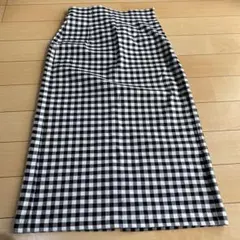 ギンガムチェック タイトスカート　GU Lサイズ　ストレッチ