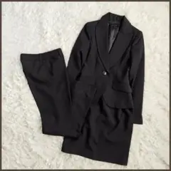 美品✨SIDLAY 3点　セットアップスーツ　リクルートスーツ　ブラックスーツ