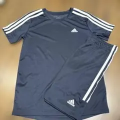 adidas AEROREADY セットアップ　半ズボン 半袖 140