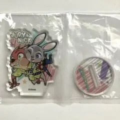 新品 ズートピア ぴた！でふぉめ アクリルスタンド ジュディ ニック アクスタ