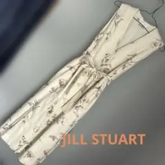 JILL STUART フラワープリント ノースリーブ ワンピース サイズ2