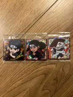 【匿名配送】ナルト シールウエハース うちはシスイ 千手柱間 はたけカカシ