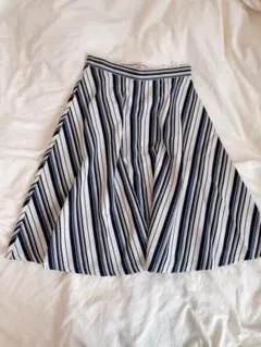 夏スカート　膝丈