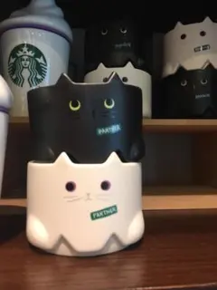 「スターバックス」ハロウィン2020 スタッキングマグ(白・黒) 237ml