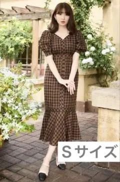 タグ・ボタン付】herlipto May Tweed Mini Dress S - メルカリ