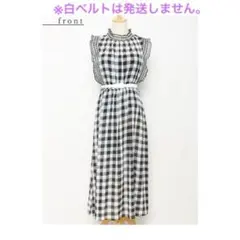 Sawa a la mode ギンガムチェック ノースリーブ ロングワンピースのサムネイル
