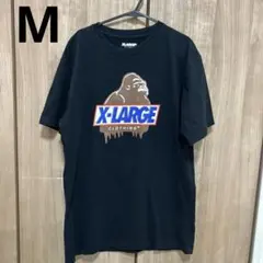 X-LARGE ゴリラプリント Tシャツ Mサイズ　ブラック　半袖　ラージ