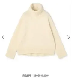 2026年最新】galerie vie ファインウール ハイネックプルオーバーの