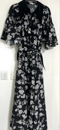 【rienda】花柄ロングワンピ