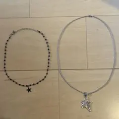 ☆星 ネックレス 2個セット