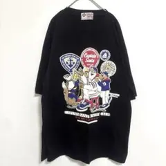 Captain Santa (F) Tシャツ カットソー 半袖 プリント