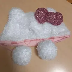 キティ ファンキャップ USJ ユニバ 被り物 ハローキティ