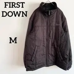 FIRST DOWN ファーストダウン 中綿ダウンジャケット 黒　アウトドア