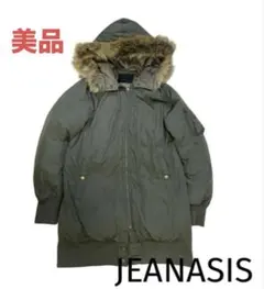 JEANASIS モッズコート ブルゾン 2way MA-1ロングコートカーキ