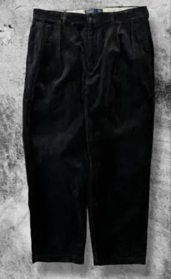 90s Polo Ralph Lauren ANDREW黒コーデュロイ36/30