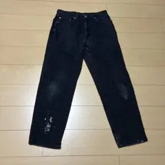 90s USA製 Levi‘s 550 先染めブラック 34X32 人気サイズ