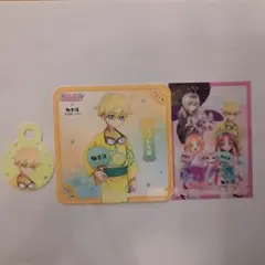 名探偵プリキュア ノベルティ クリアカード ジェット先輩コースター　極楽湯