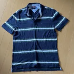 Tommy Hilfiger ポロシャツ ボーダー Lサイズのサムネイル