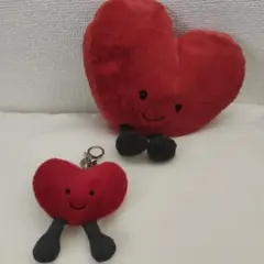 JELLYCAT ハート ぬいぐるみ チャーム セット