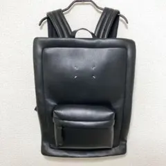 メゾンマルジェラ 新品 20SS レザースクエアリュック / バックパック