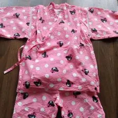 美品　Double B 甚平 ピンク 120　お祭り　花火大会