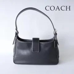 【極美品】COACH オールドコーチ ワンショルダーバッグ グラブタンレザー 黒