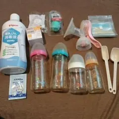 哺乳瓶、鼻吸い器等セット