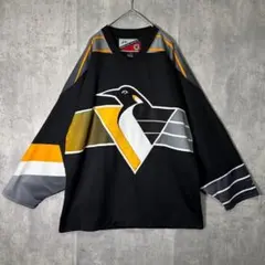 激レア 90s ロボペン NHL ピッツバーグペンギンズ ゲームシャツ - メルカリ