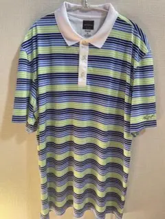 【美品】Greg Norman XL ポロシャツ ストライプのサムネイル