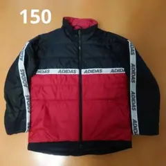 adidas ダウンジャケット サイズ150 黒/赤のサムネイル
