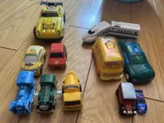 【まとめ売り】ミニカー・働く車・新幹線おもちゃセット