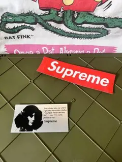 正規品supremeステッカーまとめて2個セット未使用品