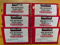 KIRKLAND Microwave ポップコーン 6袋のサムネイル