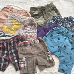 ハーフパンツまとめ売り8点セット80〜90