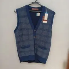 最終価格)タグ付きRENOWN チェック柄 メンズベスト